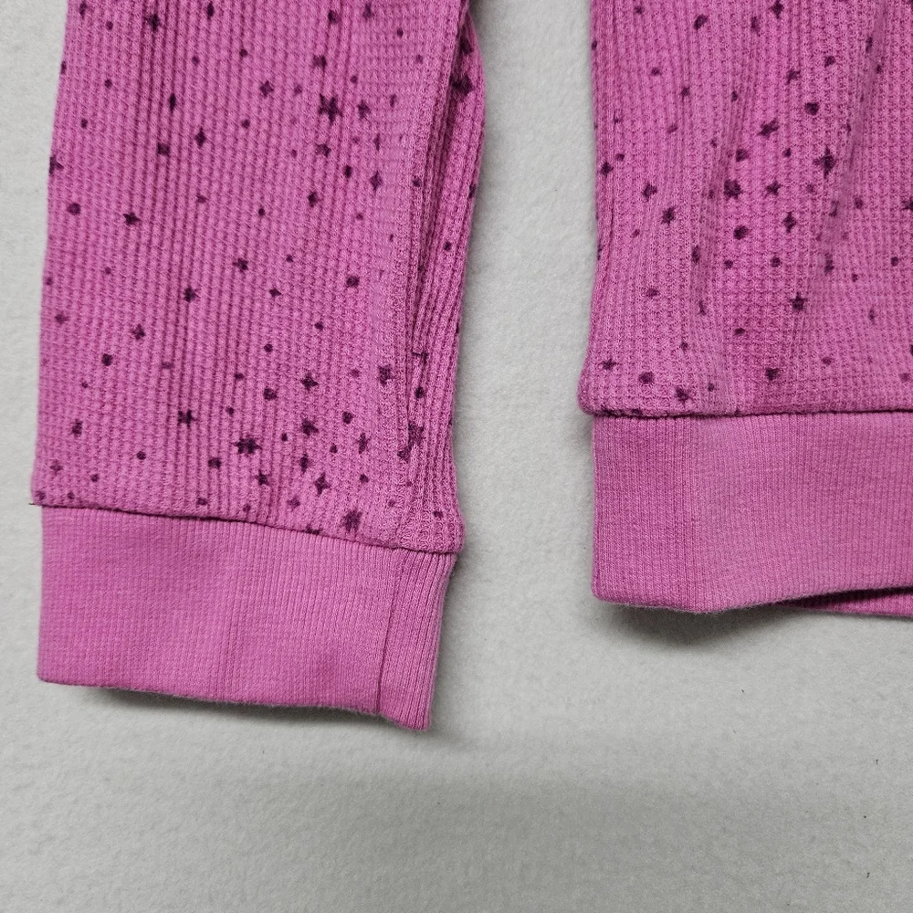 Cat & Jack Thermal Shirt and Velvet Look Pants Pink Girls Size Large